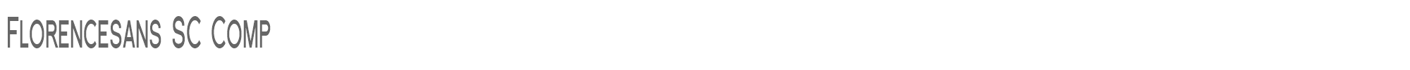 Florencesans SC Florsn22.ttf font preview
