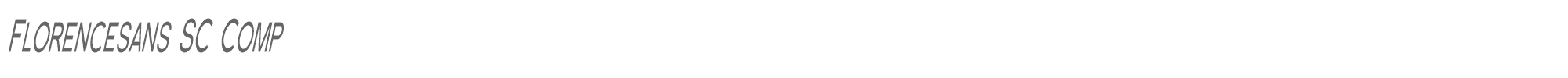 Florencesans SC Florsn24.ttf font preview