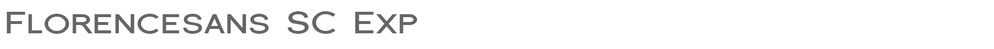 Florencesans SC Florsn30.ttf font preview