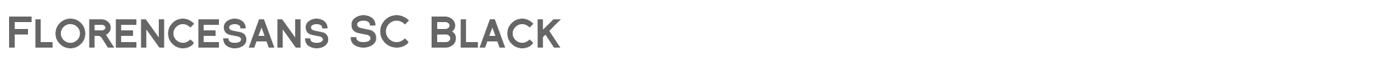 Florencesans SC Florsn35.ttf font preview