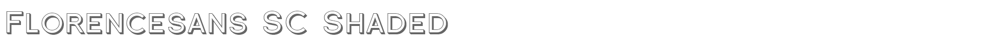 Florencesans SC Florsn43.ttf font preview