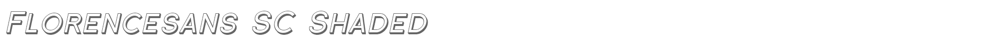 Florencesans SC Florsn44.ttf font preview
