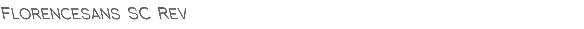 Florencesans SC Florsn47.ttf font preview