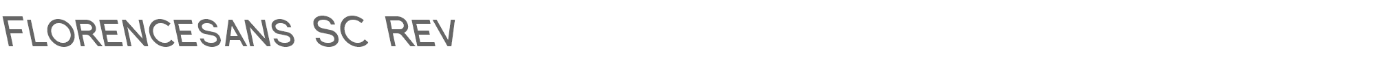 Florencesans SC Florsn48.ttf font preview