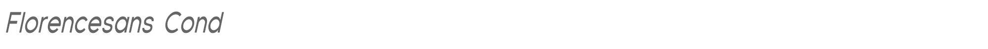 Florencesans Florsn12.ttf font preview