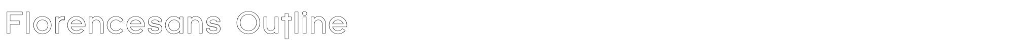 Florencesans Florsn37.ttf font preview