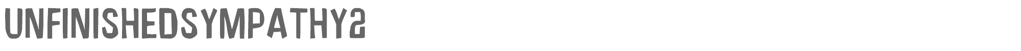 Unfinished Sympahthy UNFINISHEDSYMPATHY2.ttf font preview