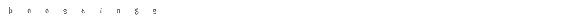 Sample characters Beestings Bats Font