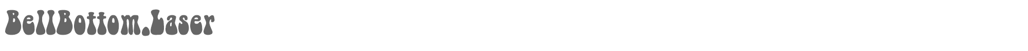 Bell Bottom Laser Belbott0.ttf font preview