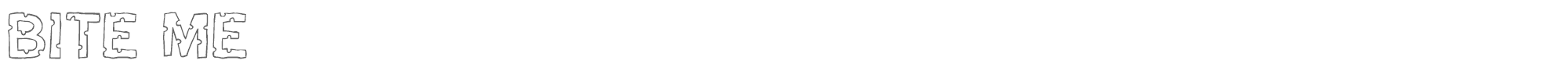 Bite Me BITEME.TTF font preview