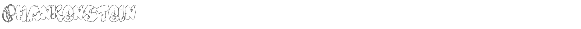 Chankenstein CHANKENS.TTF font preview