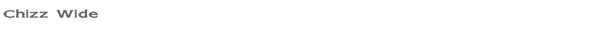 Chizz CHIZZW__.ttf font preview
