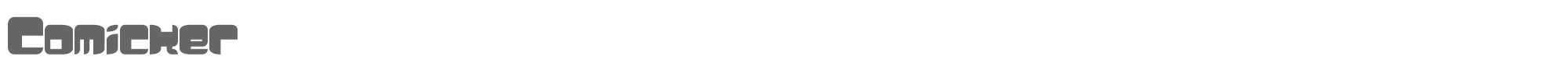 Comicker COMICKER.TTF font preview
