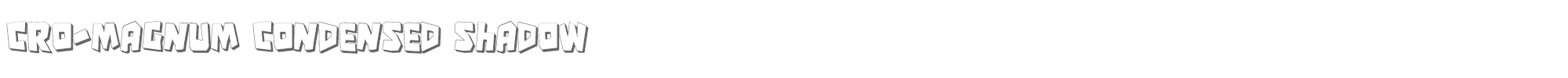 Cro-Magnum crocs.ttf font preview