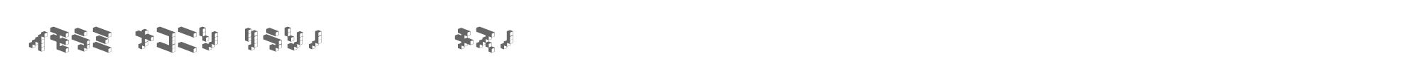 Demon Cubic Block NKP cubicblock-nk_d.ttf font preview