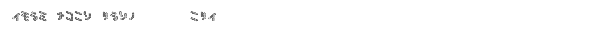 Demon Cubic Block NKP cubicblock-nk_t.ttf font preview