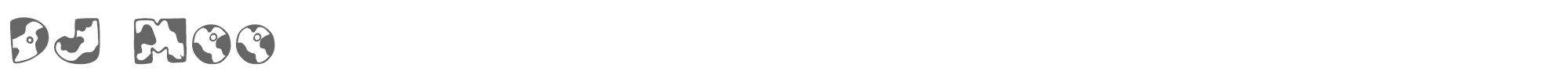 DJ Moo Djmoo.TTF font preview