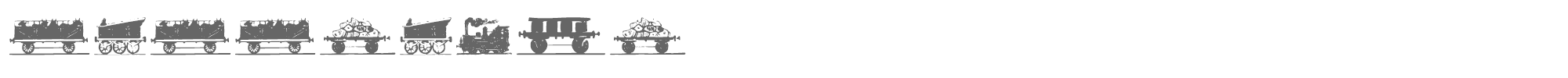 Eisenbahn Eisenbahn.ttf font preview