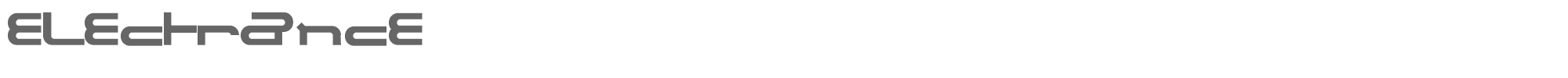 Electrance ELECTRAN.TTF font preview
