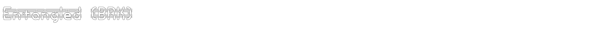 Entangled entangle.ttf font preview