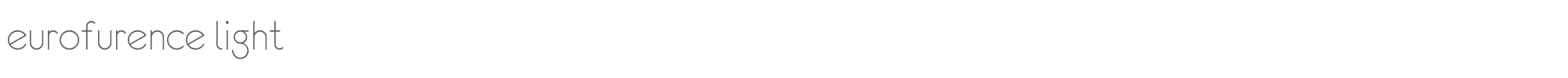 Sample characters Eurofurence Font