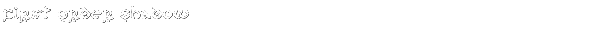 First Order firstv2s.ttf font preview