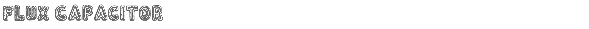 Flux Capacitor FLUXC___.TTF font preview