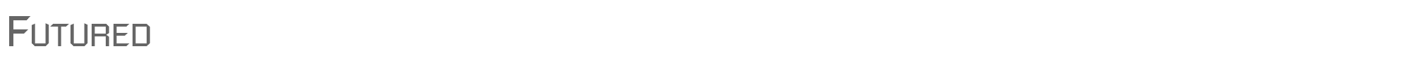 Sample characters Futured Font