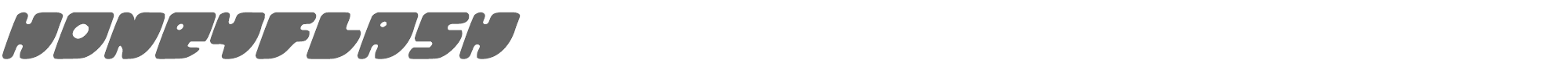 Honeyflash HONEYFLA.TTF font preview