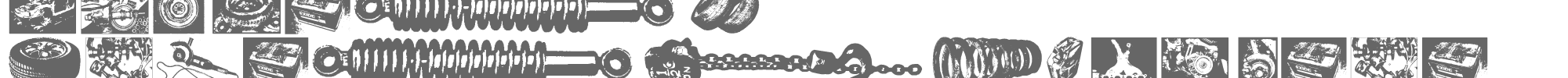 Sample characters How Can I Organize My Garage? Font