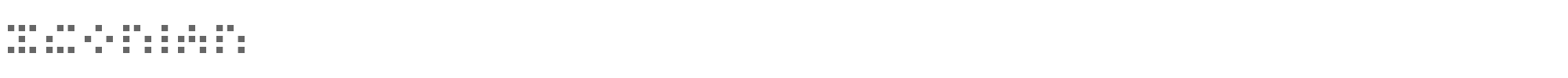 Sample characters Iconian Bitmap Font