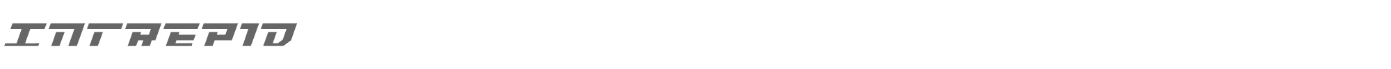 Intrepid INTREPD2.TTF font preview