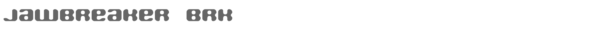 Jawbreaker jawbreak.ttf font preview