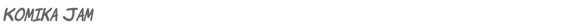 Komika Hands KOMIKJI_.ttf font preview