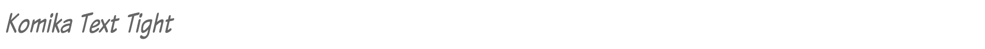 Komika Text KOMTXTTI.ttf font preview