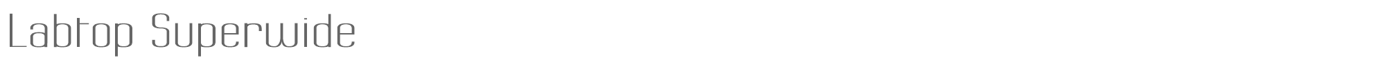 Labtop LABTSW__.ttf font preview