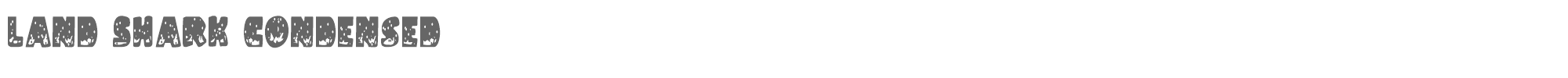 Land Shark landc.ttf font preview
