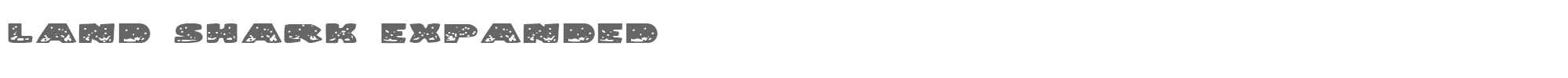 Land Shark lande.ttf font preview