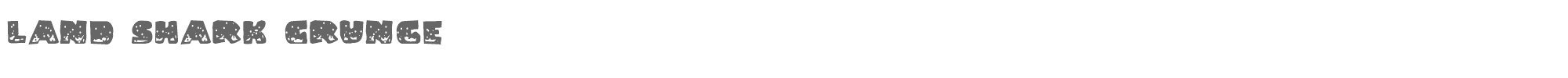 Land Shark landg.ttf font preview