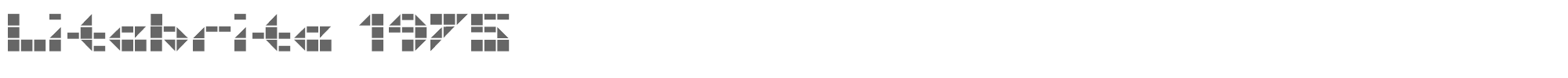 Litebrite 1975 LITEBRIT.TTF font preview
