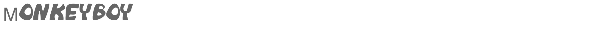 Monkeyboy Monkeyboy.ttf font preview