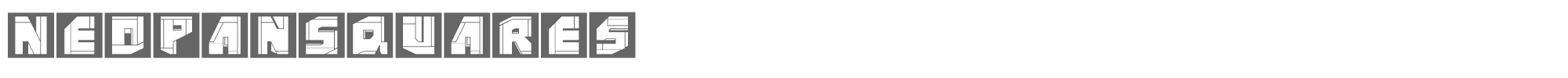 NeoPangaia NeoPanSquares.ttf font preview