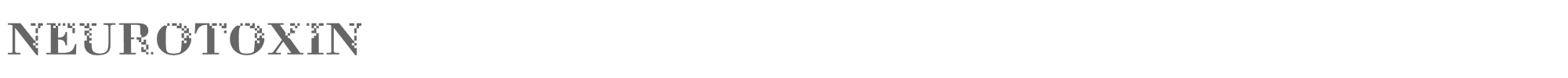 Neurotoxin NEUROTOX.TTF font preview