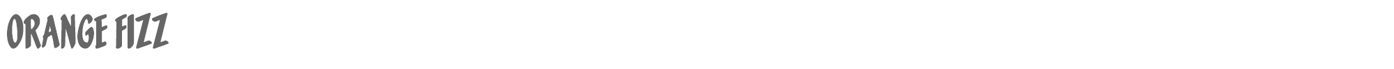 Orange Fizz orangefizz.ttf font preview