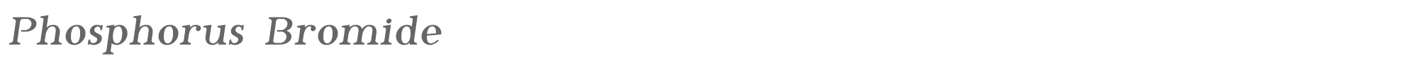 Sample characters Phosphorus Font