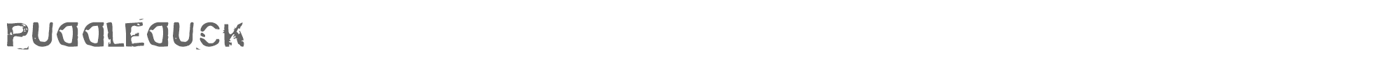 Puddleduck PUDDLEDU.TTF font preview