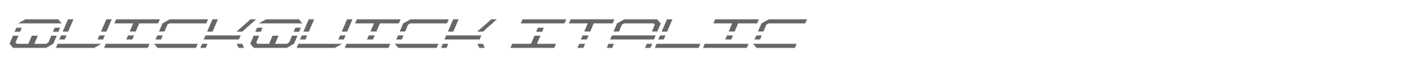 Quick Strike + Tech + Gear + Mark qqv2i.ttf font preview