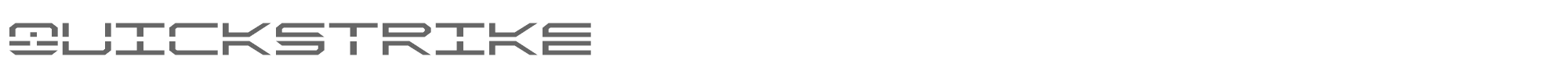Quick Strike + Tech + Gear + Mark qstrike2.ttf font preview