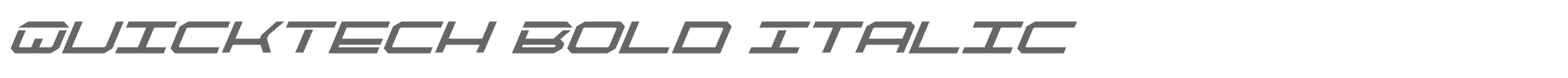 Quick Strike + Tech + Gear + Mark Qtech2bi.ttf font preview