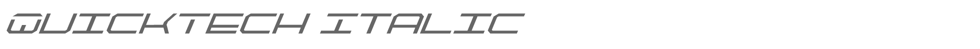 Quick Strike + Tech + Gear + Mark Qtech2i.ttf font preview
